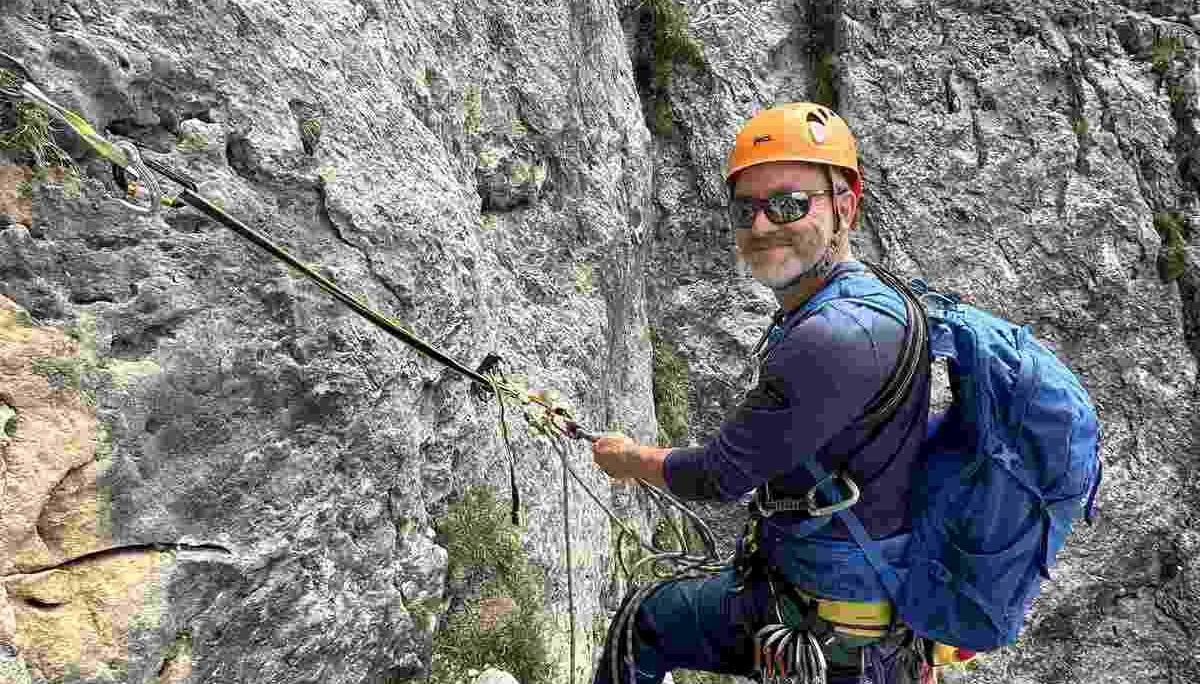 Klettern Sellapass - kleine Micheluzzi | © DAV Illertissen