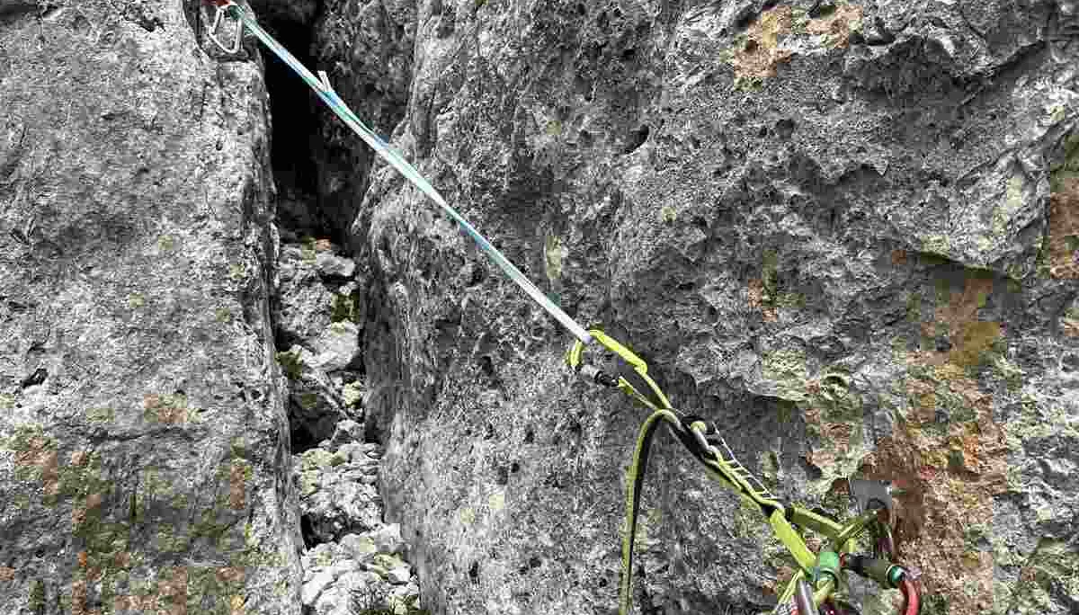 Klettern Sellapass - kleine Micheluzzi | © DAV Illertissen