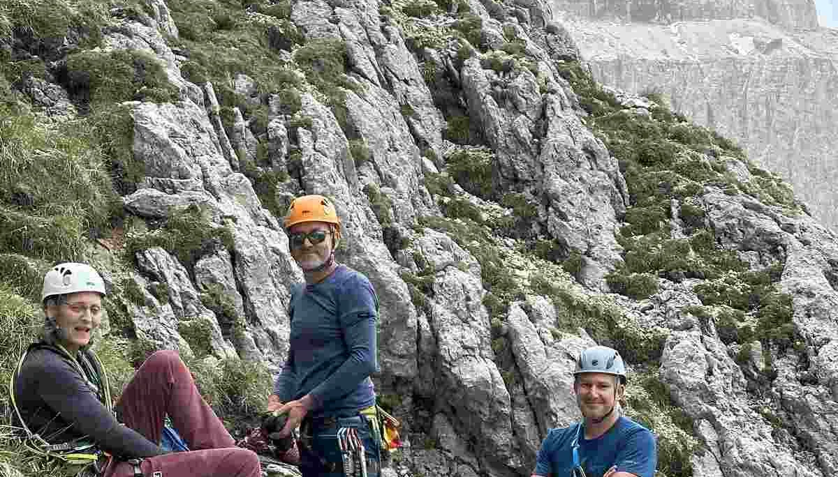 Klettern Sellapass - kleine Micheluzzi | © DAV Illertissen