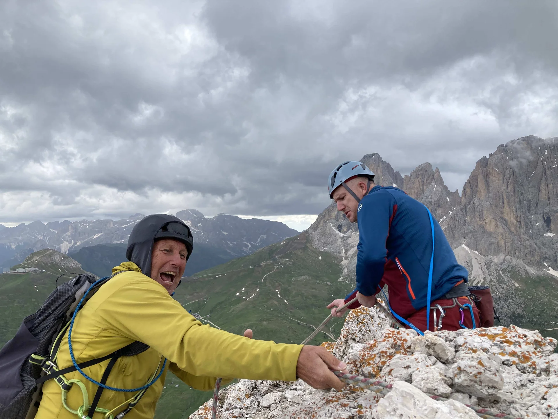 Sellapass - starke Seilschaft | © DAV Illertissen